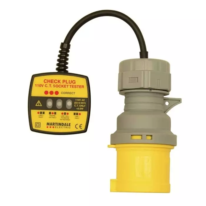 Martindale Socket Tester 16/32 A 110 V AC Cat II 150 V RS Calibration, CP301/32