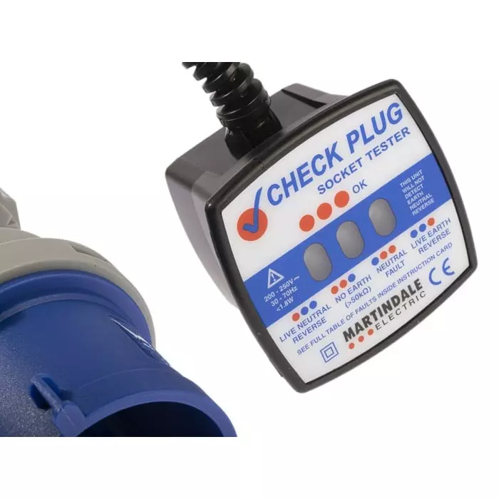 Martindale Socket Tester 16/32 A 230 V AC CAT III 300 V, CP201-32