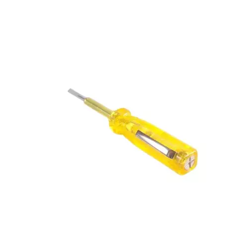 Ego Neon Tester Screwdriver Yellow Slotted Head 130 mm Length, LINER TESTER HEAVY (Pack of 20)