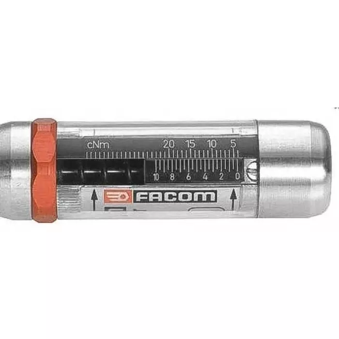 Facom Adjustable Torque Screwdriver, 0.15 - 0.75Nm, 1/4 Drive, ±6 % Accuracy, A.301MT