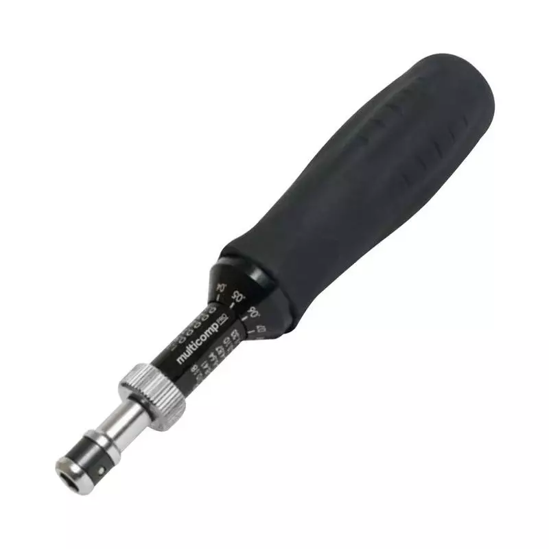 MULTICOMP PRO Torque Screwdriver 1/4 Inch Drive Size - Imperial 6.35 mm Metric Tool Style, MP014810