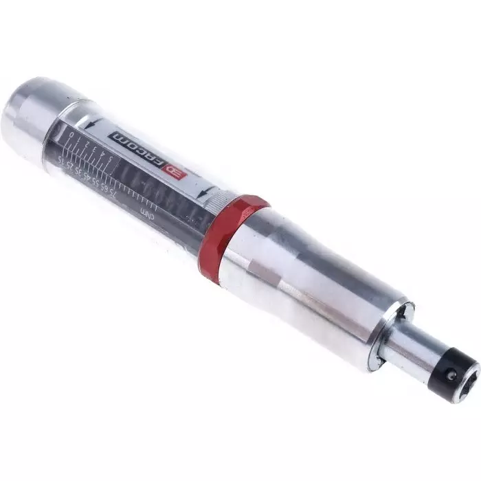 Facom Adjustable Torque Screwdriver, 0.15 - 0.75Nm, 1/4 in Drive, ±6 % Accuracy - With RS Calibration, A.301MT