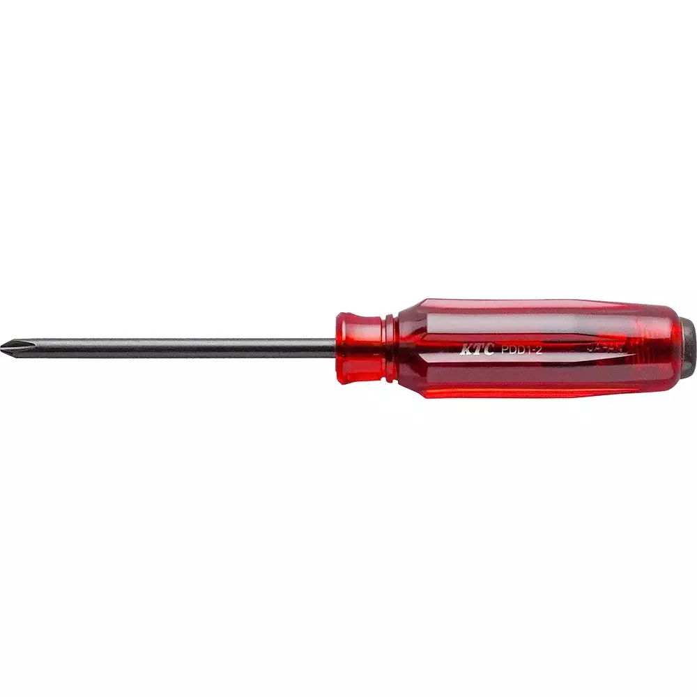 Ktc Plus Penetrating Screwdriver Acetate Grip No.2 100 mm Shaft, PDD1-2