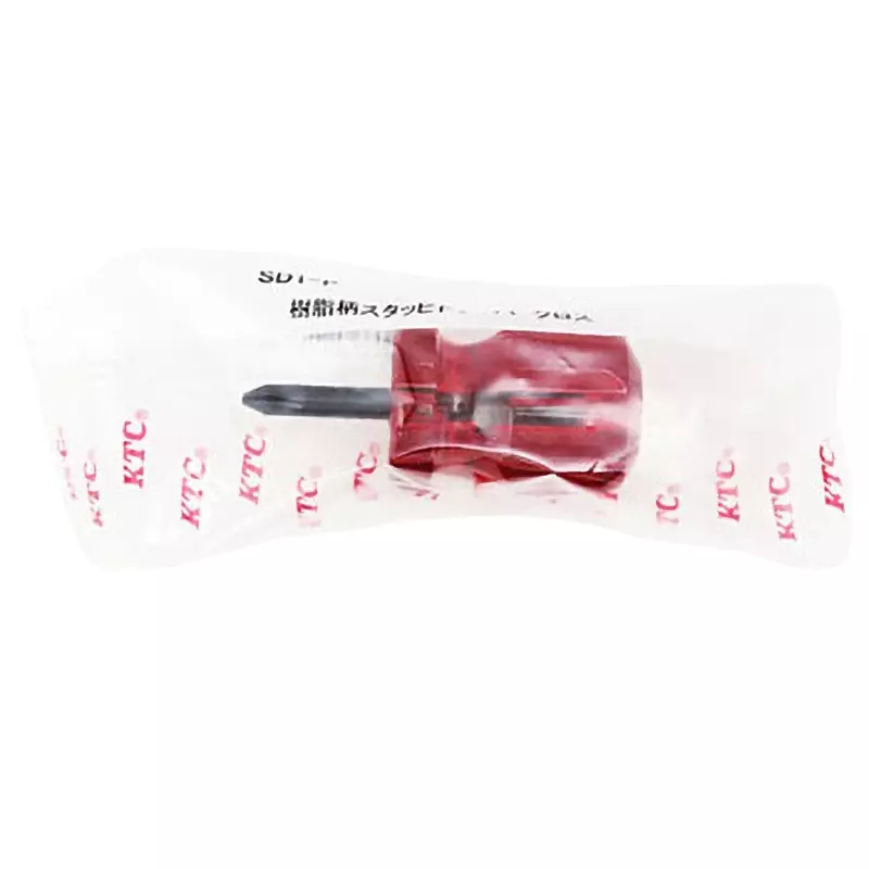 Ktc Plus Stubby Screwdriver Acetate Grip No.2 26 mm Shaft, SD1-P
