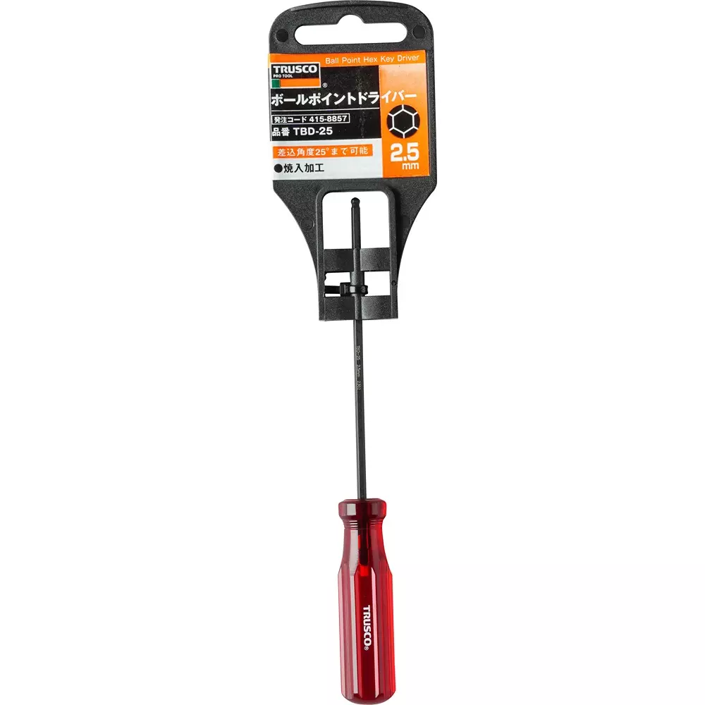 trusco-ball-point-driver-152-mm-overall-length-hexagon-ball-point-tip-tbd-25