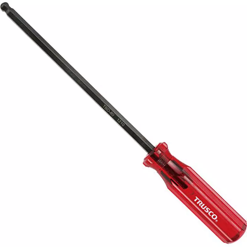 TRUSCO Ball Point Driver 288 mm Overall Length Hexagon ball point Tip, TBD-80