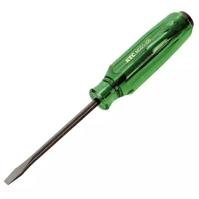 Ktc Minus Penetrating Screwdriver Acetate Grip 6 mm Tip 100 mm Shaft, MDD1-100