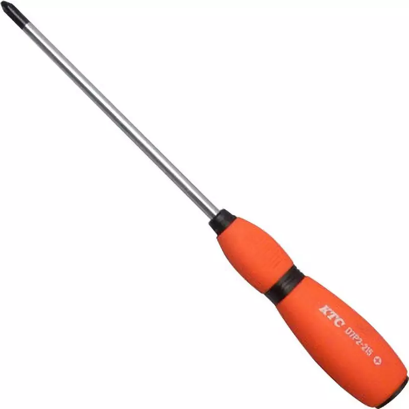 Ktc Plus Penetrating Screwdriver Elastomer Grip No.2 150 mm Shaft, D7P2-215