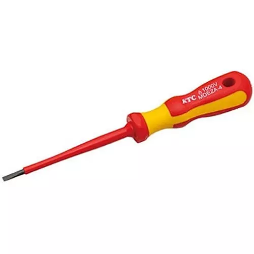 Ktc Insulated Minus Screwdriver 5.5 mm Tip 125 mm Shaft 1000V Rated, MDEZA-5