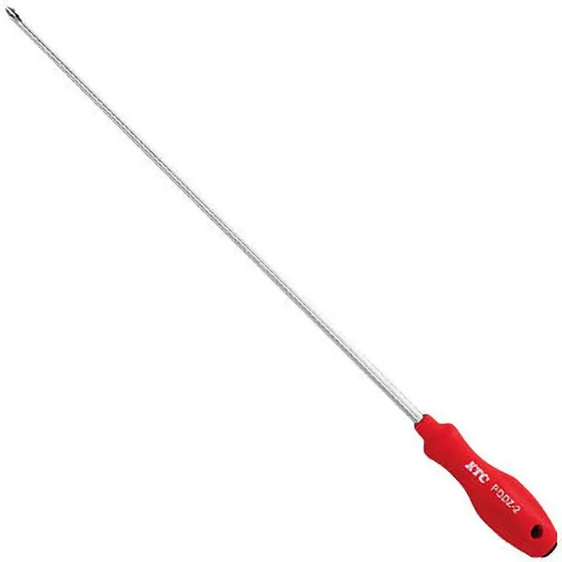 Ktc Long Cross Screwdriver Non-Penetrating No.2 288 mm Shaft, PDDZ-2