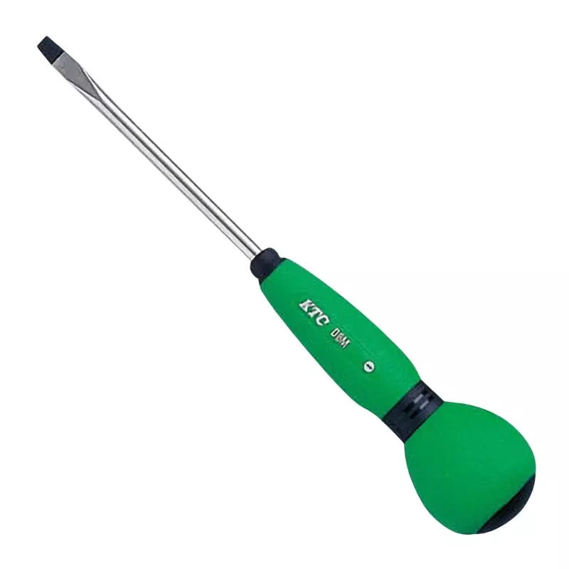 Ktc Minus Screwdriver Elastomer Grip 5.5 mm Tip 75 mm Shaft, D8M-5