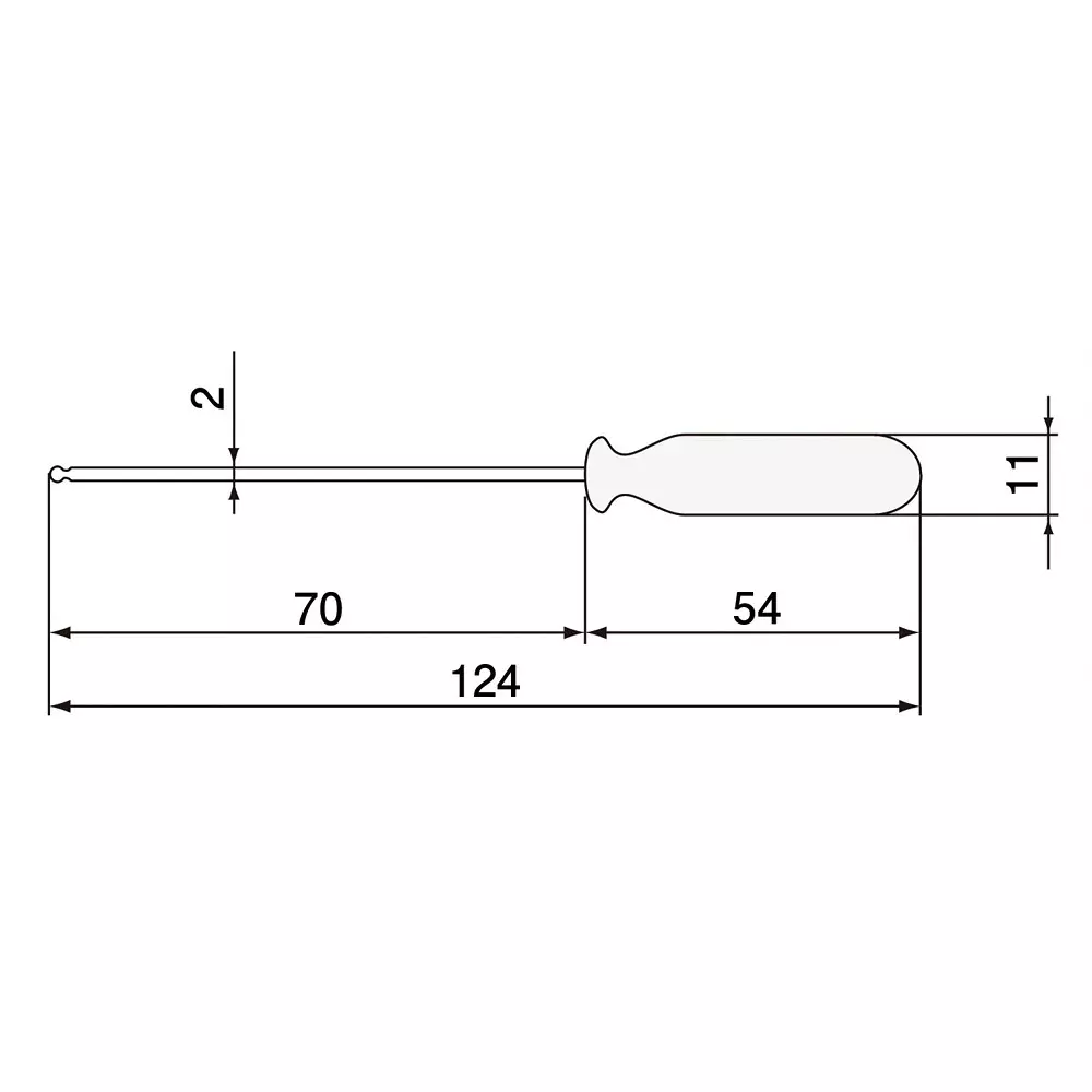engineer-ball-driver-124-mm-overall-length-hexagon-ball-point-tip-db-20