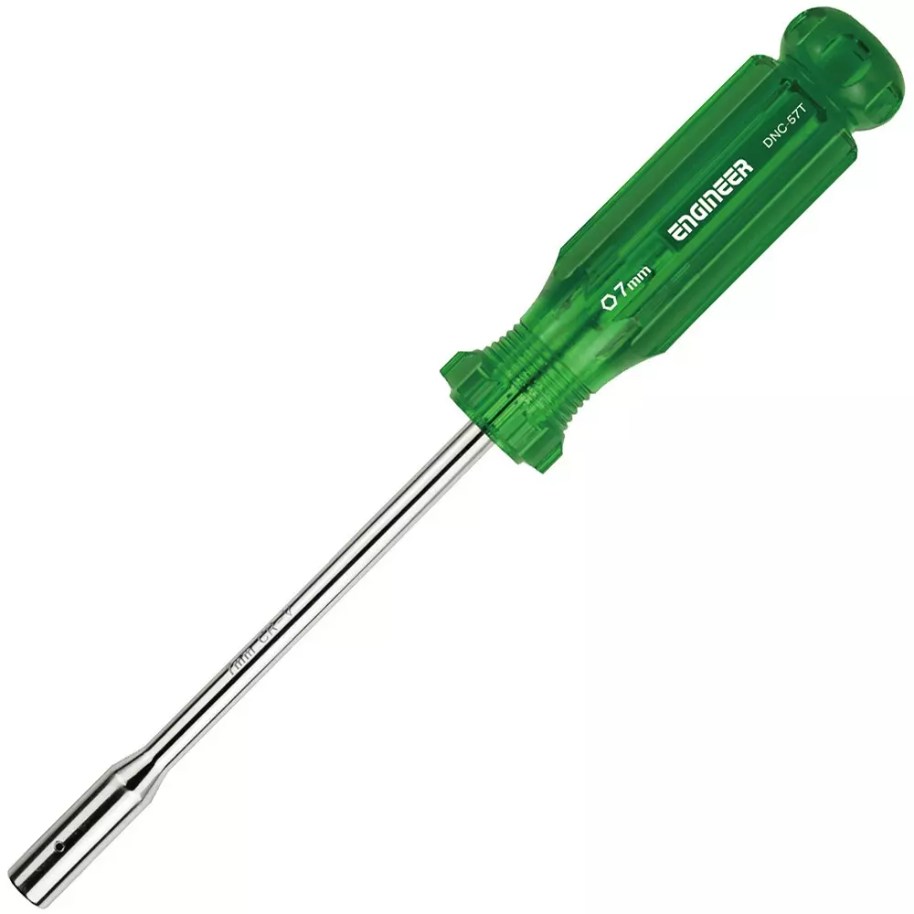 Engineer Magnetic Nut Driver 233 mm Overall Length Socket Tip, DNC-57T