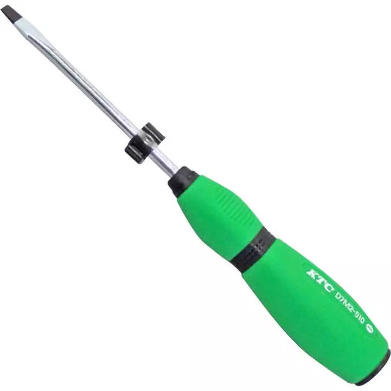 Ktc Minus Penetrating Screwdriver Elastomer Grip 5.5 mm Tip 100 mm Shaft, D7M2-510