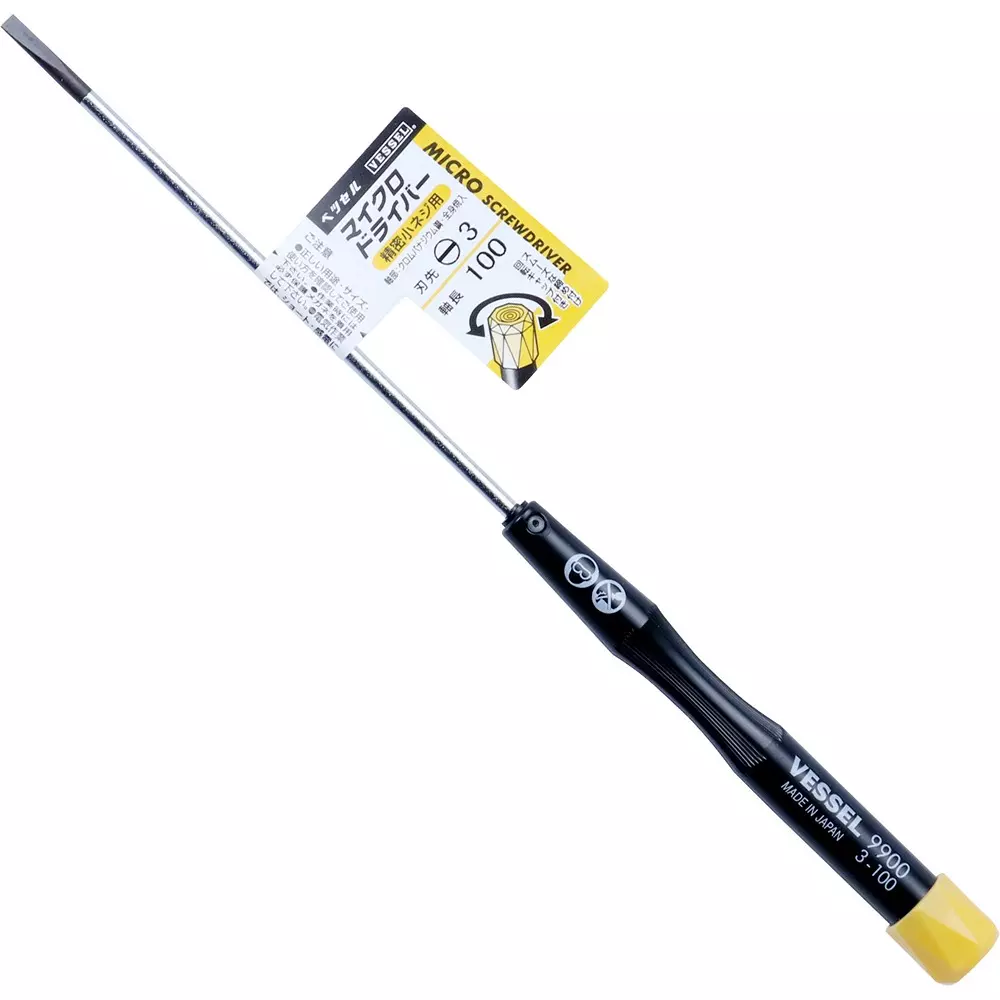 Vessel Micro Driver 195 mm Overall Length Minus Tip, 9900-3×100