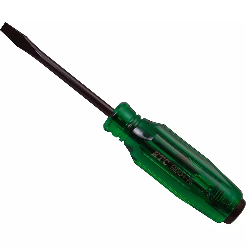 Ktc Minus Penetrating Screwdriver Acetate Grip 5.5 mm Tip 75 mm Shaft, MDD1-75
