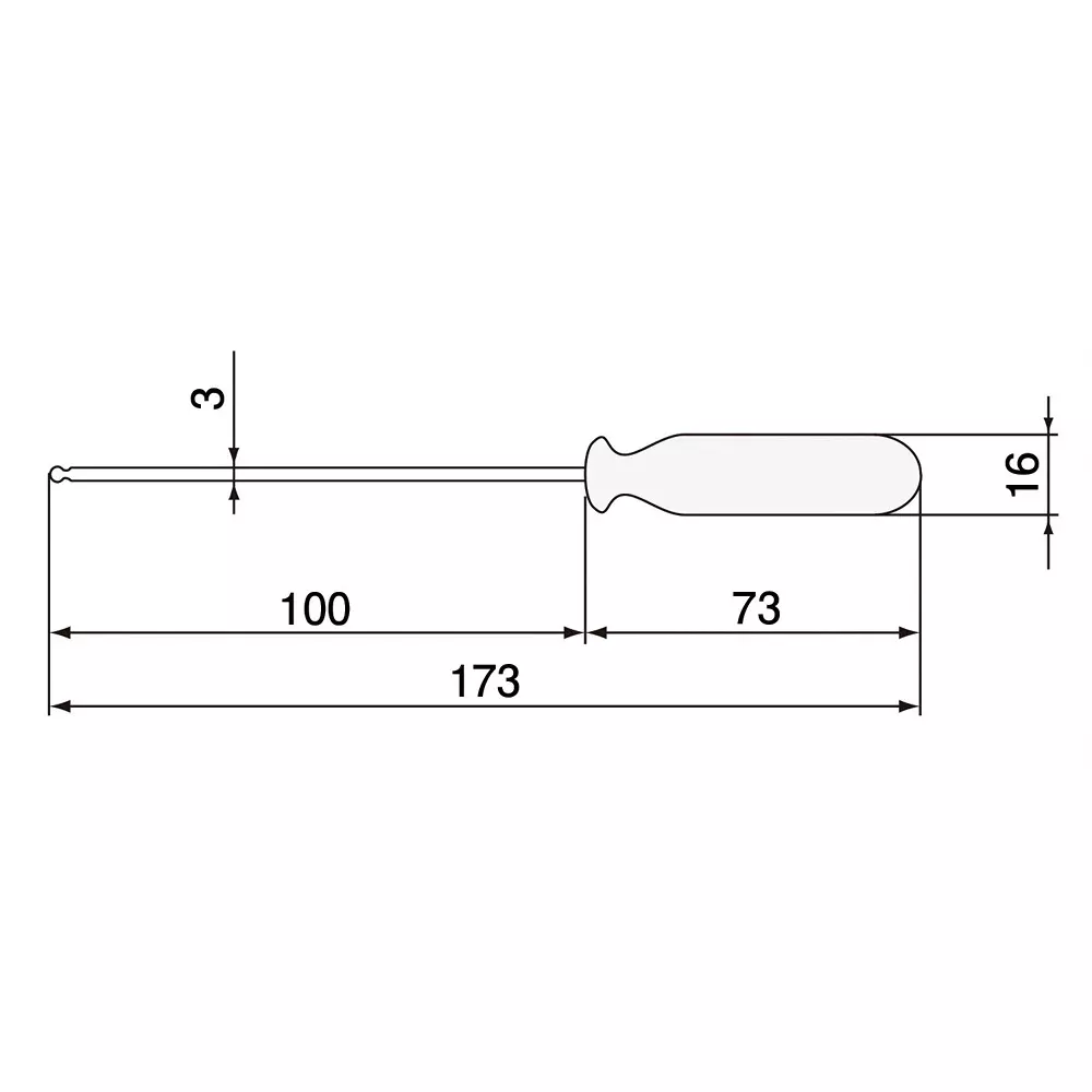 engineer-ball-driver-173-mm-overall-length-hexagon-ball-point-tip-db-30