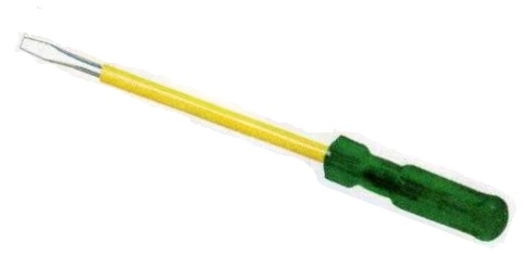  OAYKAY Screwdrivers Ok-3180 Insulated Attractive Transparent Green Handle, Electrical Pattern, Magenatic