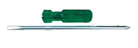  OAYKAY Screwdrivers Ok-3190 Reversible Two In One, Attractive Transparent Green Handle, Magnetic Tip