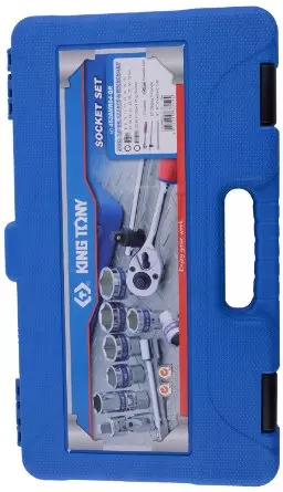 King Tony 6.35 mm (1/4 inch) Socket Set 46 Pieces Tool Kit