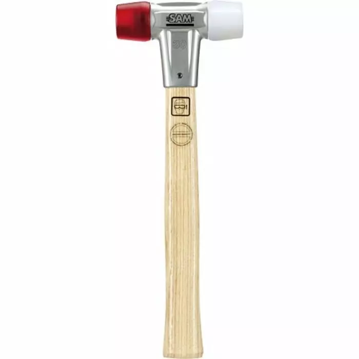 Sam Mallet Round Cellulose Acetate Nylon 955g With Replaceable Face, 325-50