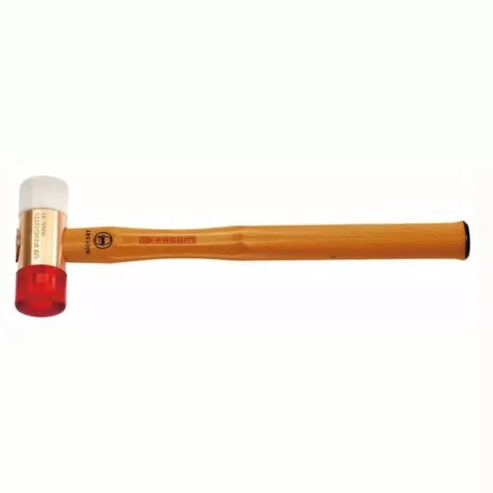 Facom Round Mallet 620g With Replaceable Face, 208A.40CCA