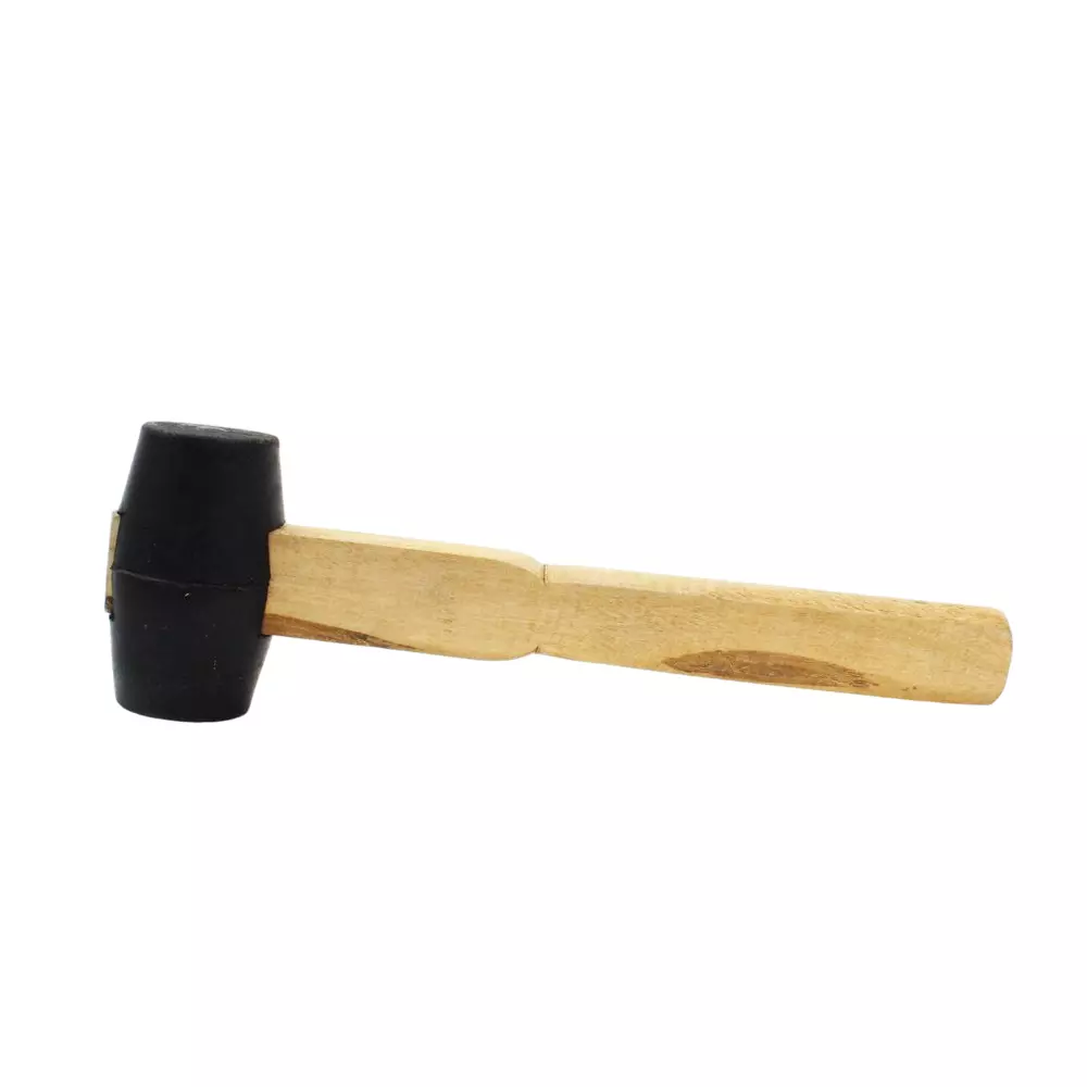 Sagar Rubber Mallet Hammer Wood Handle For Industrial Use