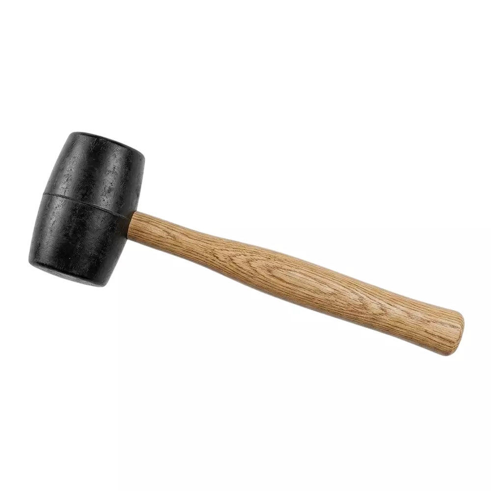 Blue-Point 450 g Head Weight Rubber Head Mallet Synthetic Rubber Head and Genuine Hickory Handle, BF620CL