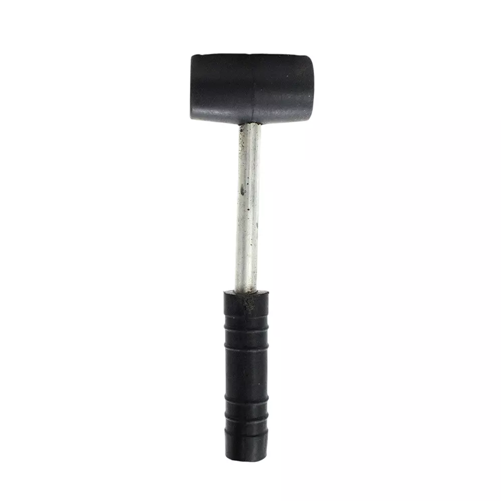 GENERIC Rubber Hammer with Steel Handle 38 mm (1.5 inch) Textured Rubber Head