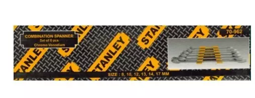 STANLEY Jaw & Ring Combination Spanner, 70-962E (Set of 6)