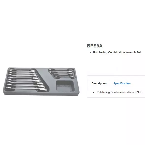 blue-point-14-pcs-ratcheting-combination-wrench-set-nickel-chrome-finish-alloy-steel-body-and-size-6-to-19-mm-bps5a