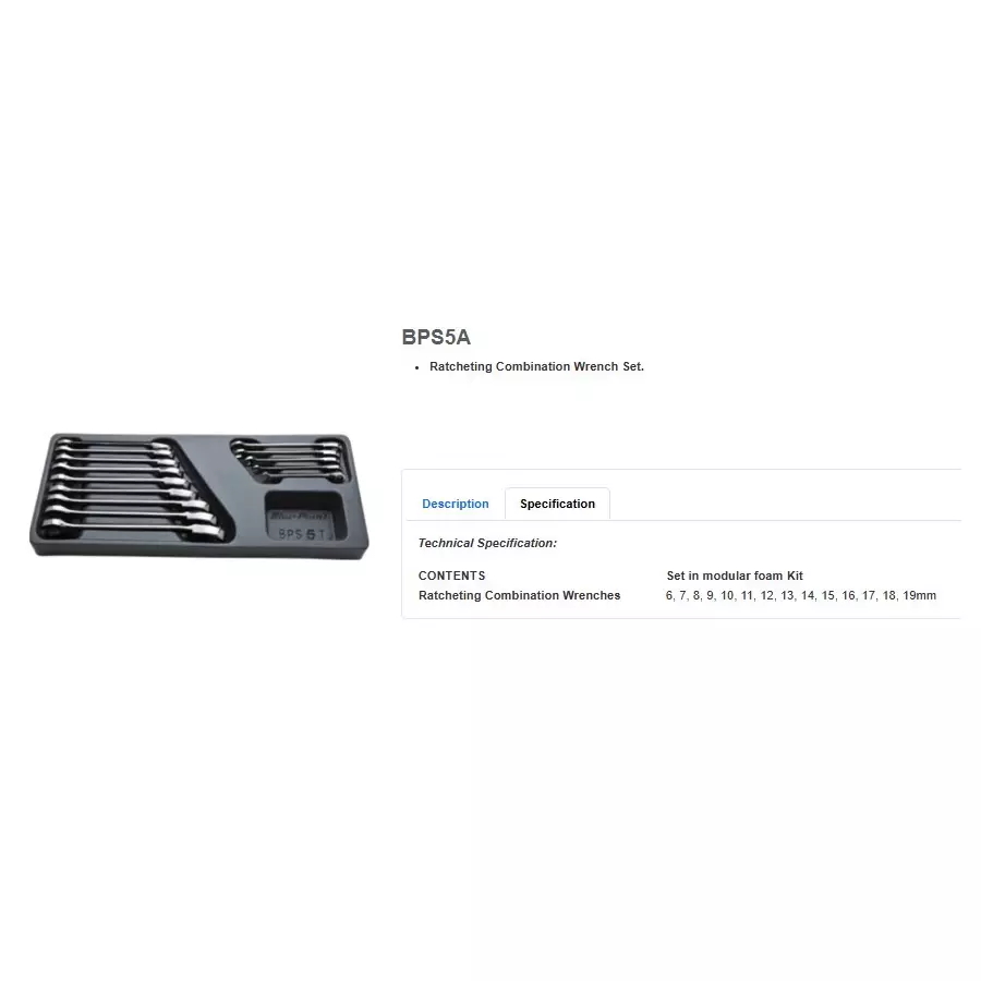 blue-point-14-pcs-ratcheting-combination-wrench-set-nickel-chrome-finish-alloy-steel-body-and-size-6-to-19-mm-bps5a
