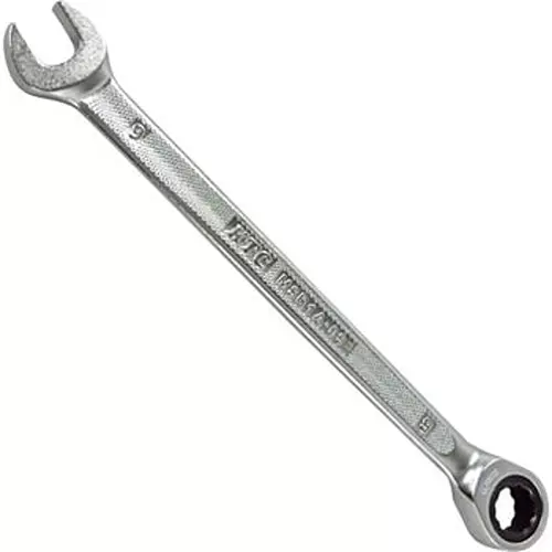 Ktc Ratchet Combination Wrench Thin Head 9 mm 6 Degree Feed Angle, MSR1A-09