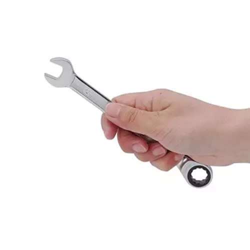 Ktc Ratchet Combination Wrench Thin Head 13 mm 5 Degree Feed Angle, MSR1A-13