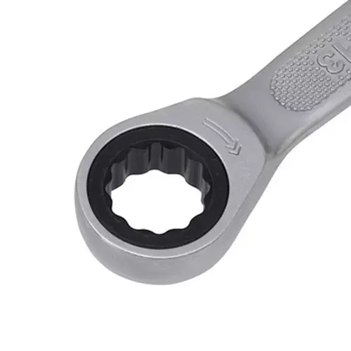 Ktc Ratchet Combination Wrench Thin Head 13 mm 5 Degree Feed Angle, MSR1A-13