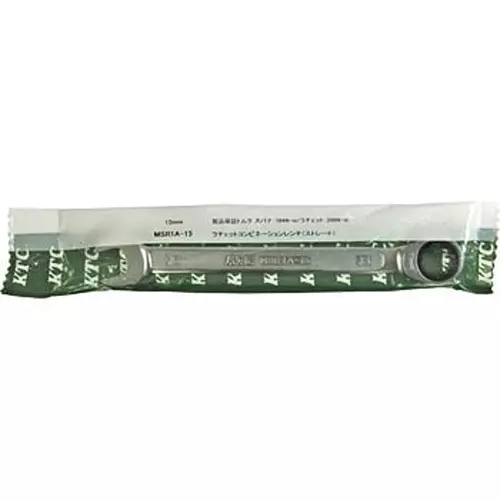 Ktc Ratchet Combination Wrench Thin Head 15 mm 5 Degree Feed Angle, MSR1A-15