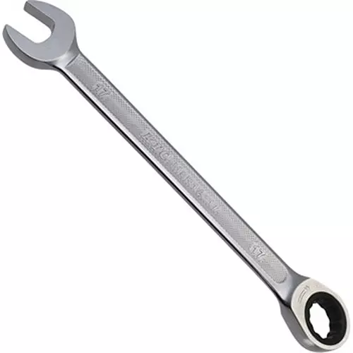 Ktc Ratchet Combination Wrench Thin Head 17 mm 5 Degree Feed Angle, MSR1A-17