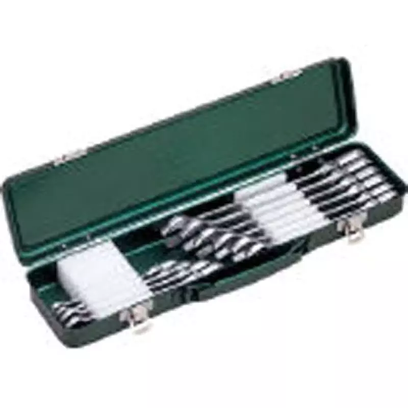 TONE Swing Ratchet Glasses Wrench Set 10 Pcs RMF08, 10, 12, 13, 14, 15, 16, 17, 18, 19, RMF100