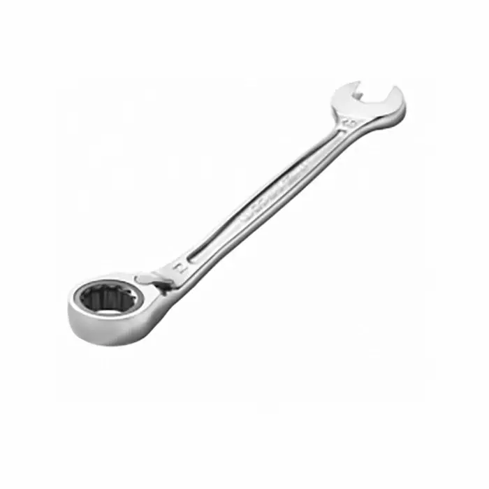 Facom 467B Series Combination Ratchet Spanner, 17mm, Metric, Double Ended, 225 mm Overall, 467B.17