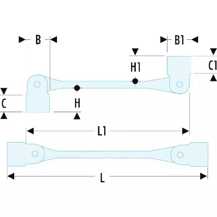Facom Combination Spanner, 18mm, Metric, Double Ended, 286 mm Overall, 66A.18X19