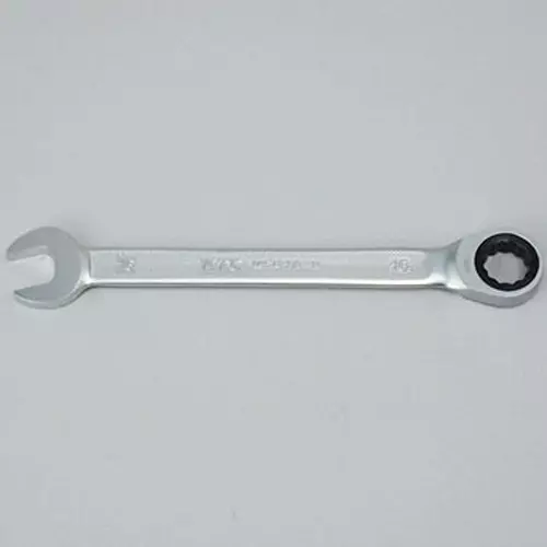 Ktc Ratchet Combination Wrench Thin Head 16 mm 5 Degree Feed Angle, MSR1A-16