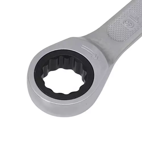 Ktc Ratchet Combination Wrench Thin Head 16 mm 5 Degree Feed Angle, MSR1A-16