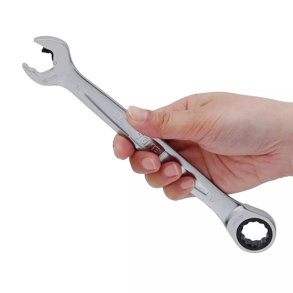 TONE Quick Ratchet Glasses Wrench 17 mm, RMQ-17