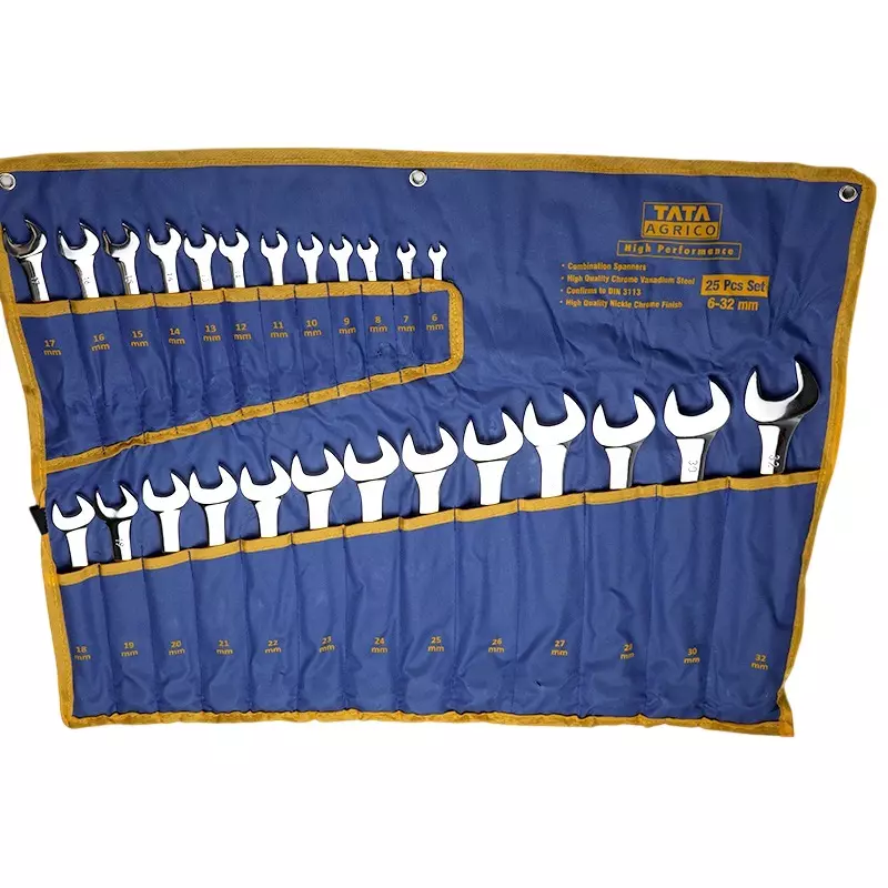 tata-agrico-single-sided-combination-spanner-chrome-vanadium-6-32-mm-size-csk001-set-of-25-pcs