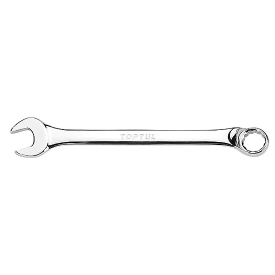 Toptul Standard Combination Wrench 75° Chrome Plated Offset 29 mm Size and 395 mm Length, AAAN2929