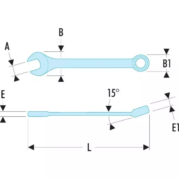 facom-40la-series-combination-spanner-38mm-metric-double-ended-576-mm-overall-4038la