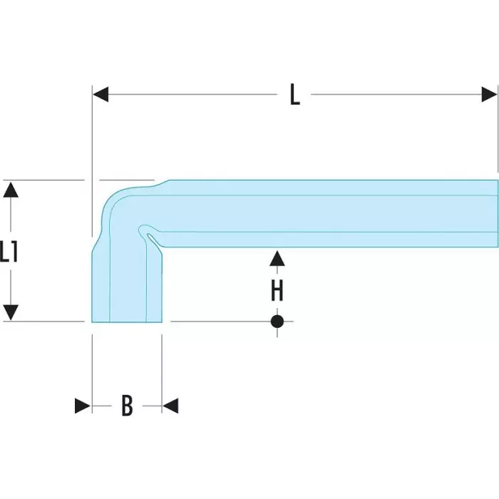 Facom Tubular Box Spanner, 18mm, 154 mm Overall, 92A.18