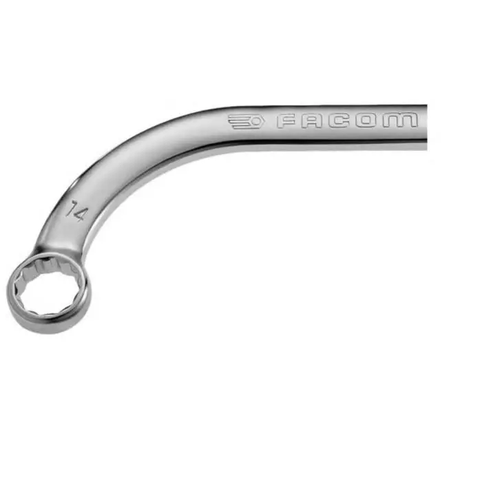 Facom Ring Spanner, 14mm, Metric, Double Ended, 184 mm Overall, 57.14X16