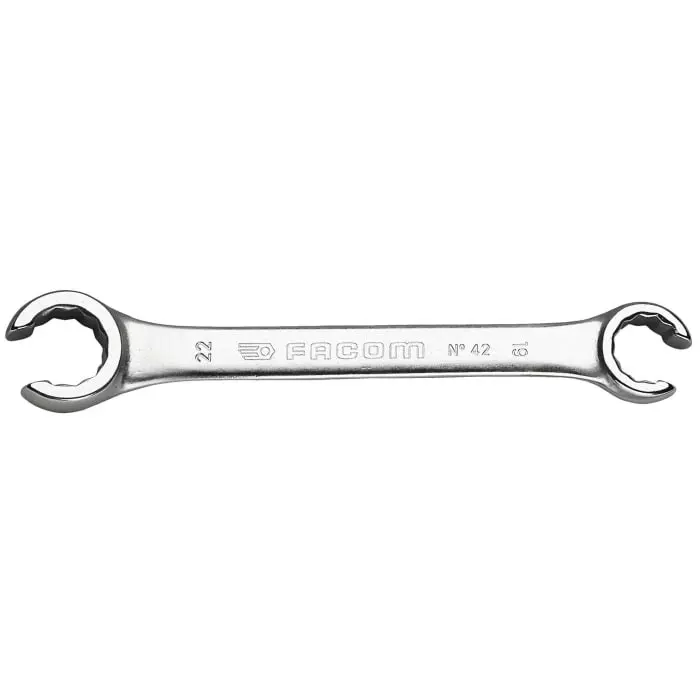 Facom 42.10X Series Spanner, 10 x 12mm, 5/16 - 11/18in, Imperial, Metric, Double Ended, 42.10X12