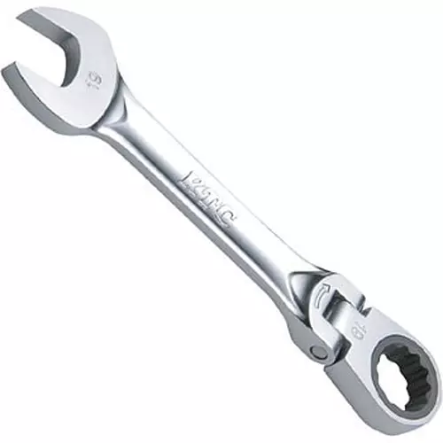 Ktc Short Ratchet Combination Wrench Thin Head 18 mm, MSR2S-18F